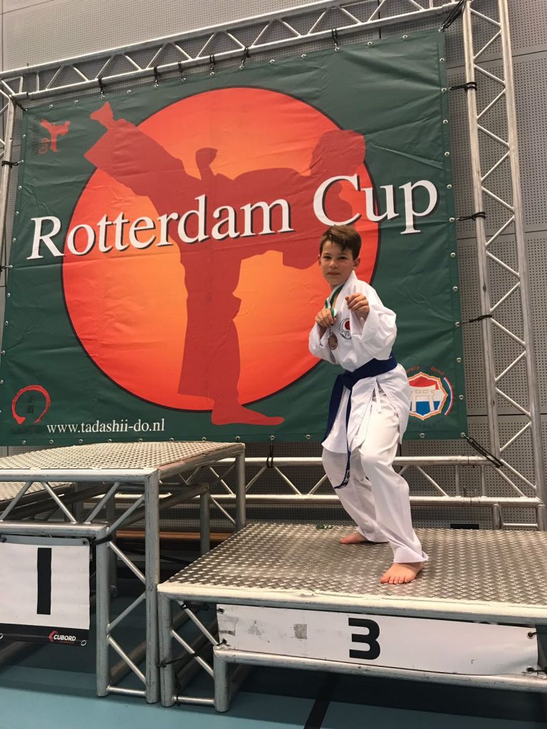 Twee keer brons en één keer zilver voor Wairando bij Rotterdam Cup